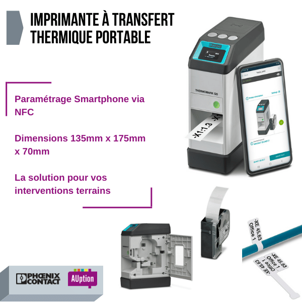 AUption et PHOENIX CONTACT vous présentent les imprimantes portables